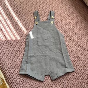 NWOT Mebie Baby Organic Overalls 6-12 Months